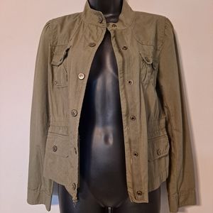 Loft Olive Green Utility Jacket